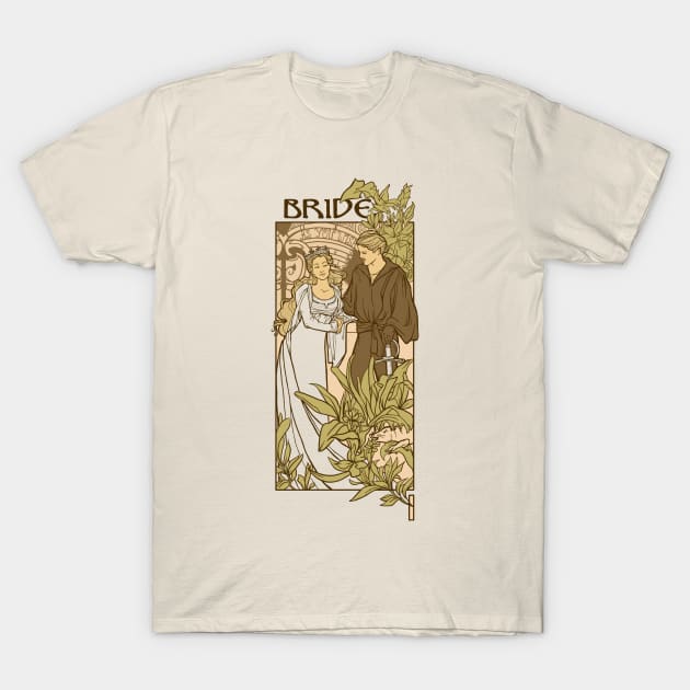 Bride Nouveau T-Shirt by KHallion